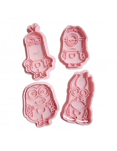 Set 4 Cortadores + Marcadores Minions