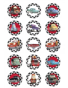 Papel de azúcar cars