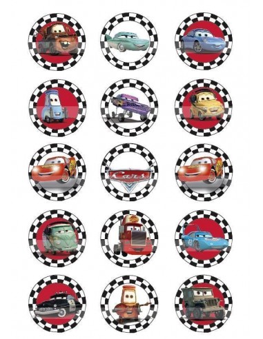 Papel de azúcar cars