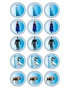 Papel de azúcar Frozen para galletas 