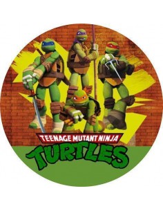 Papel de azúcar Tortugas Ninja