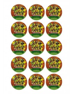 Papel de azúcar Tortugas Ninja