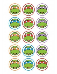 Papel de azúcar Tortugas Ninja