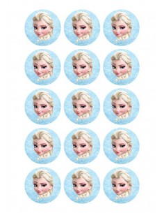 Papel de azúcar Frozen para galletas 