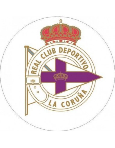 Papel de azúcar escudo Deportivo de la Coruña