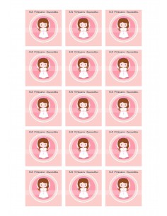 Papel de azúcar comunion