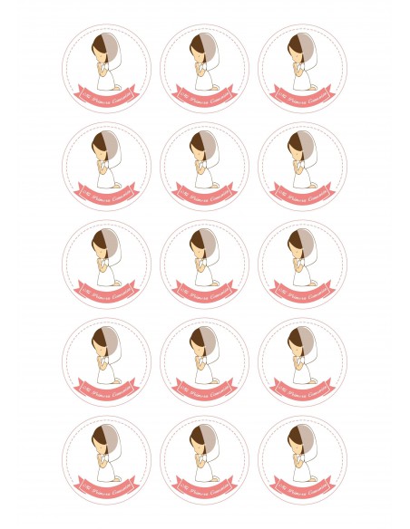 Papel de azúcar comunion