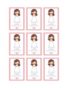 Papel de azúcar comunión personalizado