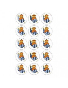Papel de azúcar escudo Real Sociedad para galletas