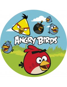 Papel de azúcar angry birds