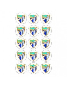 Papel de azúcar escudo Málaga para galletas 