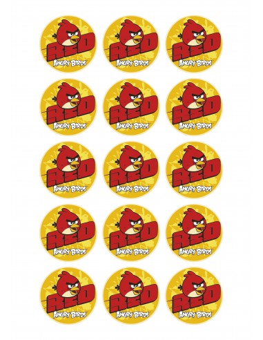 Papel de azúcar angry birds