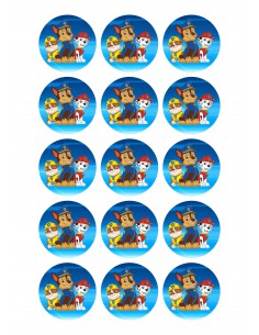 Papel de azúcar Patrulla Canina para galletas